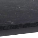Stół Amble 160x90cm czarny marmurowy