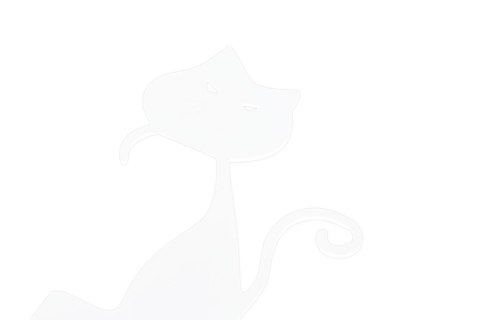 Wieszak ścienny Koty biały