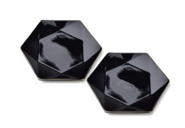 RALPH BLACK Komplet 2 talerzy deserowych 24,5cm x 21cm x h2cm