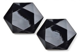 RALPH BLACK Komplet 2 talerzy płaskie 32,5x 28.5cm x h3cm