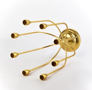 CEDRIC GOLD Świecznik 27x11,5h32cm 8 ramienny