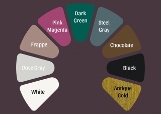 Dekor ażurowy w kolorze