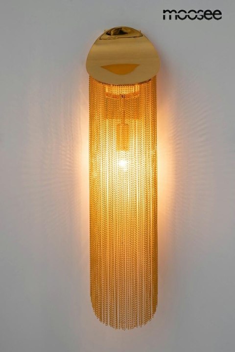 MOOSEE lampa ścienna LAMBADA złota
