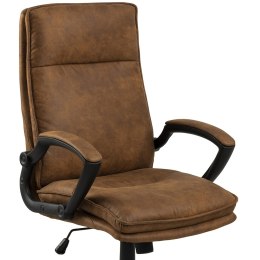 Fotel biurowy Brad brązowy