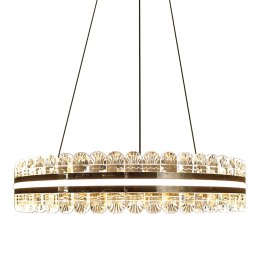 Złota lampa RING Medusa z kryształami w kształcie meduzy 60cm 22797