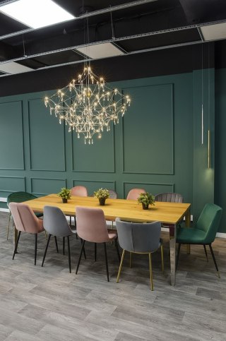 MOOSEE lampa wisząca CONSTELATION 100 GOLD - LED, stal szczotkowana