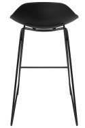 Krzesło barowe PERSY czarne 75