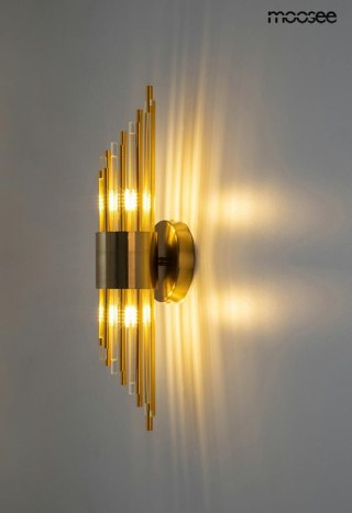 MOOSEE lampa ścienna AMADEO złota