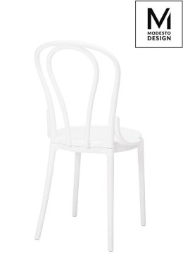 MODESTO krzesło TONI białe - polipropylen