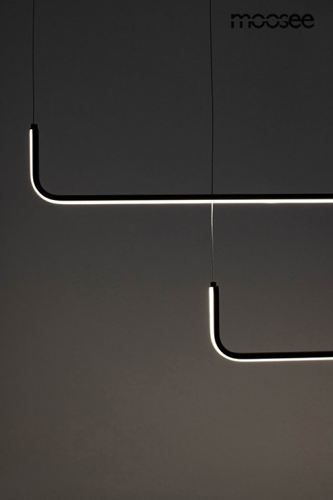 MOOSEE lampa wisząca SHAPE DUO 120 czarna