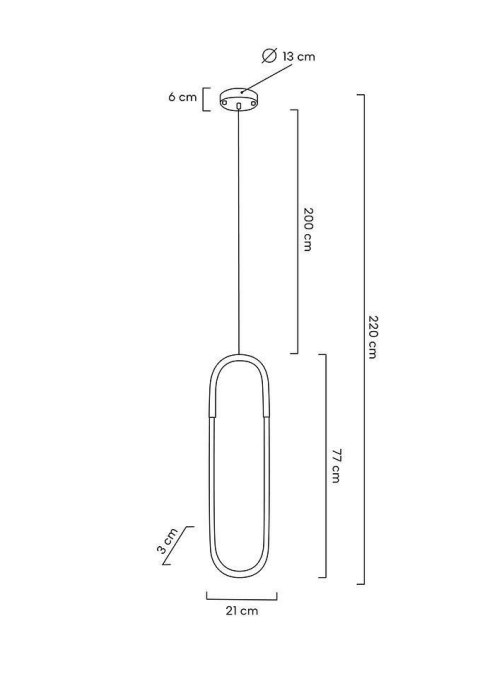 MOOSEE lampa wisząca PUZO L złota