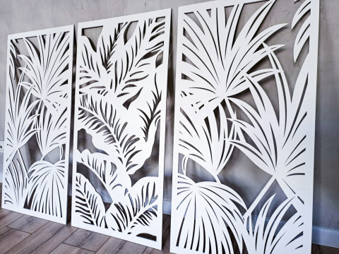 Panel dekoracyjny z motywem palmy S
