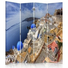 Parawan dwustronny, Santorini - 145x170
