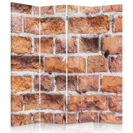 Parawan dwustronny, Ściana z cegieł - 145x170