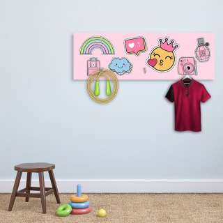 Wieszak, Dziecięcy wzór - 90x30