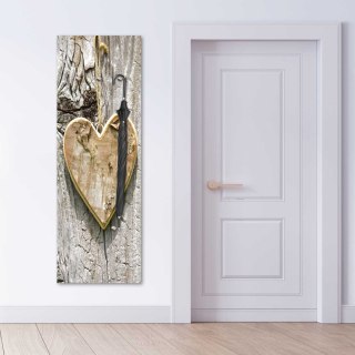 Wieszak, Abstrakcja serce - 30x90