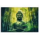 Obraz na płótnie, Budda i bambusy zen - 100x70