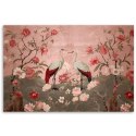 Obraz na płótnie, Kwiaty i ptaki Chinoiserie - 100x70
