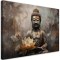 Obraz na płótnie, Medytujący Budda abstrakcja - 90x60