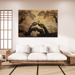 Obraz na płótnie, Pawie Drzewo Bonsai - 100x70