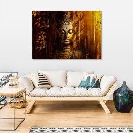 Obraz na płótnie, Złoty Budda - 100x70