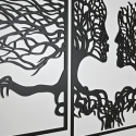 Dekoracja ścienna 3D Twarze z drzew