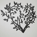 Dekoracja ścienna 3D serce z liści
