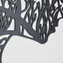 Dekoracja ścienna 3D głowy z drzew