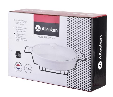 MODERN KITCHEN Naczynie z podgrzewaczem 1,6L 33,2x22xh6,6cm