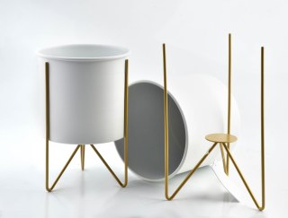 SWEN WHITE&GOLD Kpl. 2 osłonek 18xh26cm/16xh23cm