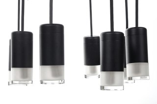 MOOSEE lampa wisząca FLUSSO 8 czarna