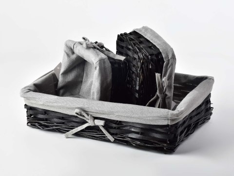 WILL Komplet 3 koszy XL:39x25xh9/2M:19x16xh8cm