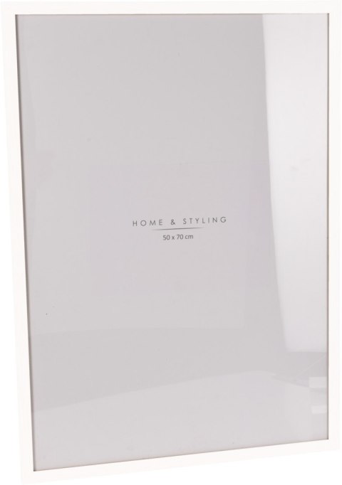 RAMKA NA ZDJĘCIA MDF 52,5X72,5CM BIAŁA