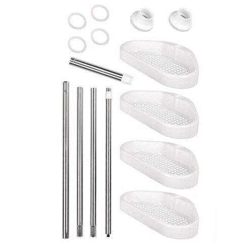 ZAC WHITE Półka Łazienkowa teleskopowa23x14xhmax260cm