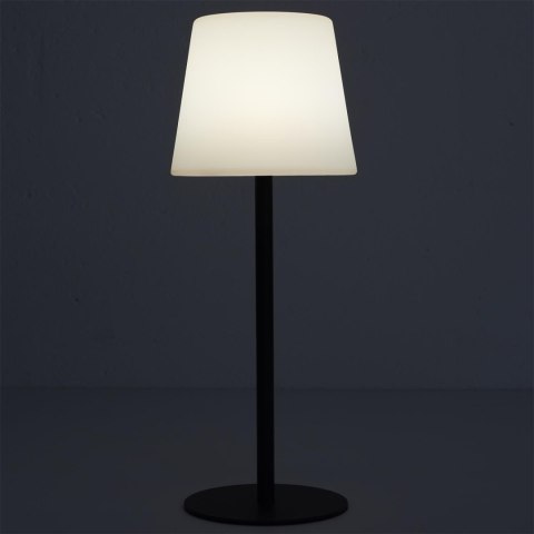 Lampa stołowa USB czarna