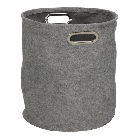 Zestaw 2 pudełek filcowych okragłe szare