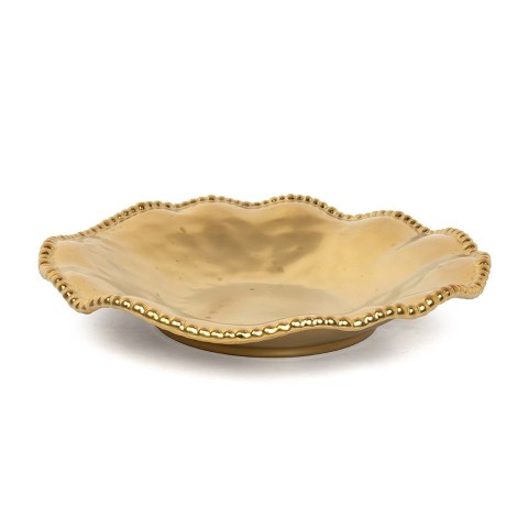 KARE komplet 2 półmisków BELL 36 cm złoty