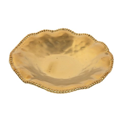 KARE komplet 2 półmisków BELL 36 cm złoty