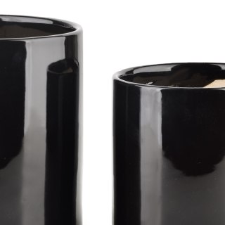 NEVA BLACK KOMPLET 3 DONICZEK xL:14Xh15 L:11,5Xh11,5 M:8,5Xh8,5cm