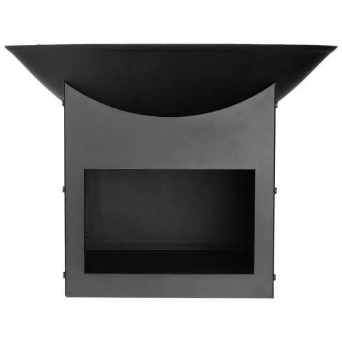 Palenisko ogrodowe metalowe czarne 56x41 cm