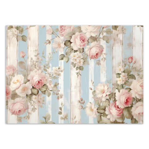 Fototapeta, Kwiaty Shabby Chic - 100x70