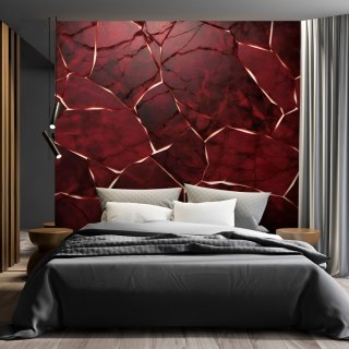 Fototapeta, Czerwona tekstura 3D - 300x210