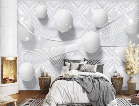 Fototapeta, Kule tekstura 3D - 200x140