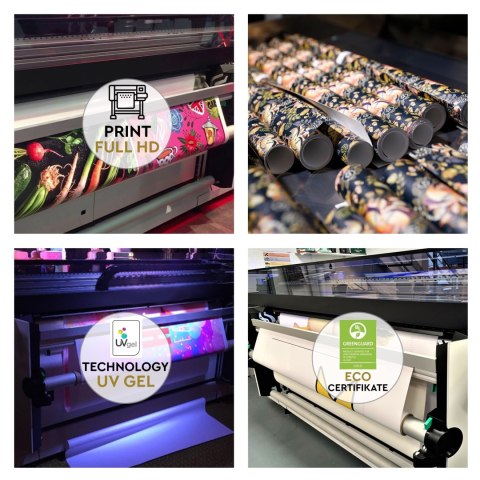 Fototapeta, Kwiaty w złocie - 200x140