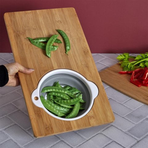 Deska do krojenia z sitkiem