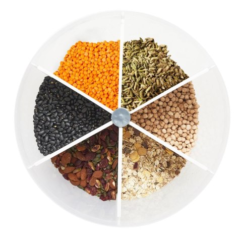 Dozownik obrotowy 6 komórek po 1,5L