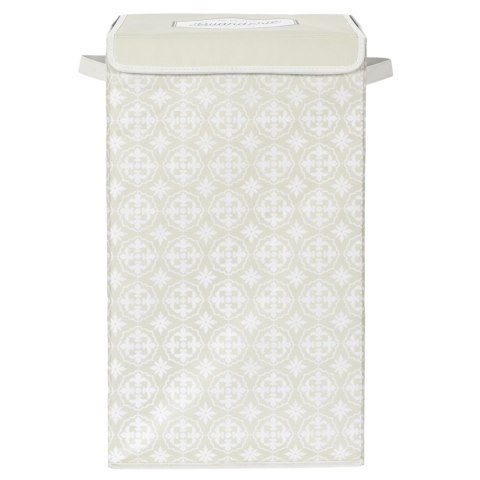 Kosz na pranie 60x30x30cm szary tkanina