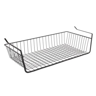 Podwieszany kosz podpółkowy L czarny