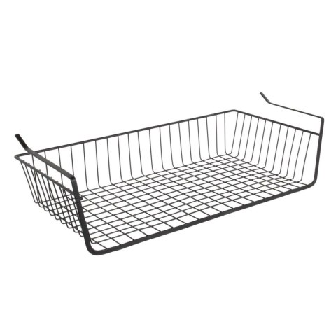 Podwieszany kosz podpółkowy L czarny