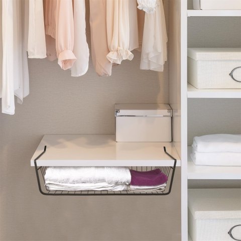 Podwieszany kosz podpółkowy M czarny